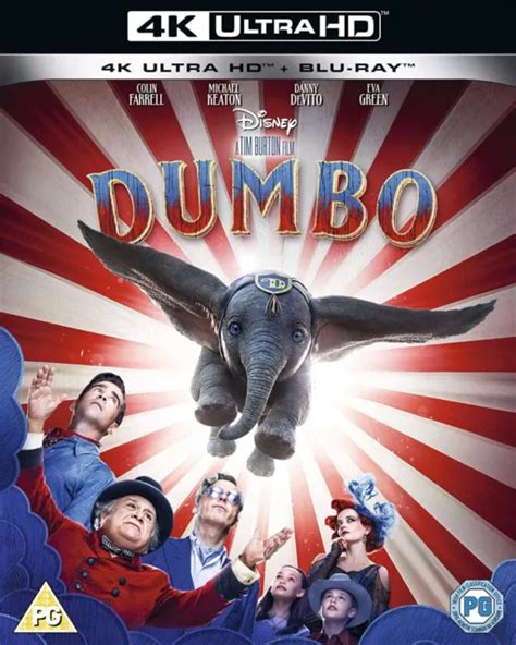 Disneys Dumbo Live Action 4k Ultrahd Blu Ray 2019 Region Free