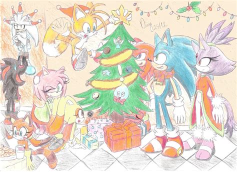 Sonic Merry Christmas By Diegoshedyk53182 On Deviantart