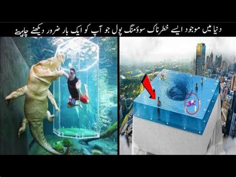 Top Most Dangerous Swimming Pools Amazing Swimming Pools In The World In Urdu Hindi Sher