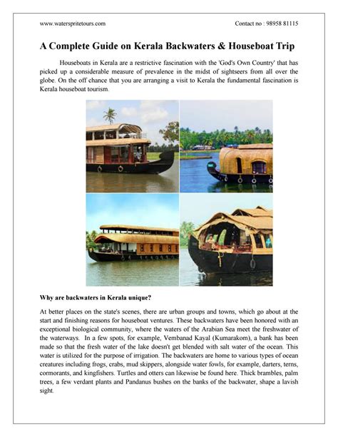 A Complete Guide On Kerala Backwaters Kerala Backwaters House Boat