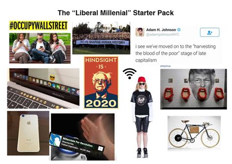 The Liberal Millenial Starter Pack Starterpacks