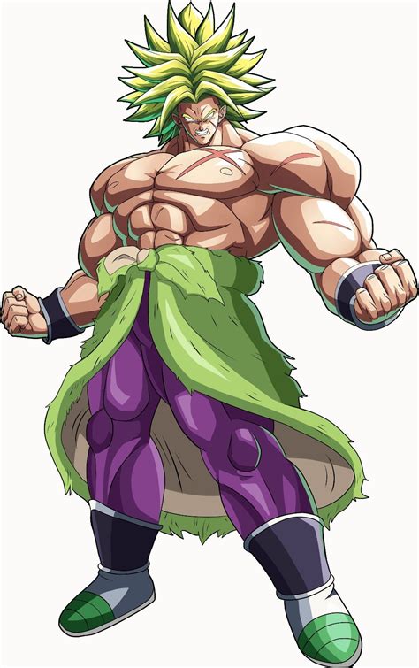 Ba's ear is draped around his leggings, forming a cloak. Pin on Broly 1.0A