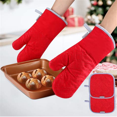 Which Is The Best Red Pot Holders And Oven Mitts Home Future