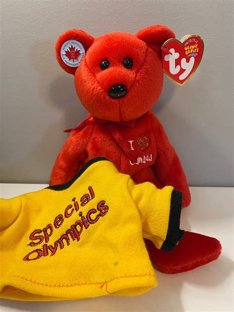 Ty Beanie Baby Canada The I Love Canada Special Olympics Etsy Uk