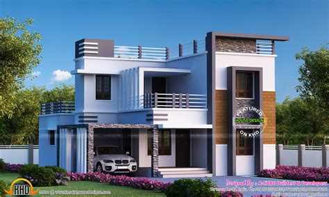4 bedroom house plans offer space and flexibility. 4 bedroom flat roof modern home 2655 sq-ft - Kerala home ...