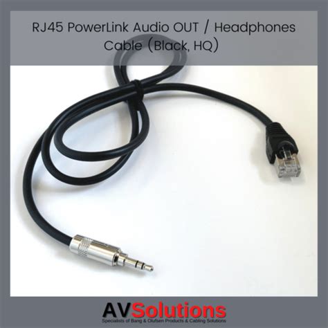 B O Hq Cable For Rj Powerlink Audio Output Headphone Adaptor Hq