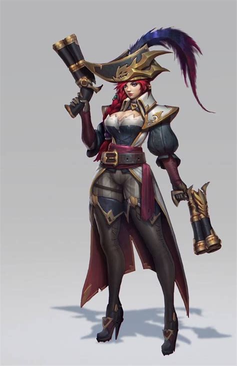 Captain Miss Fortune Skin Model League Of Legends Miss Fortune Lol