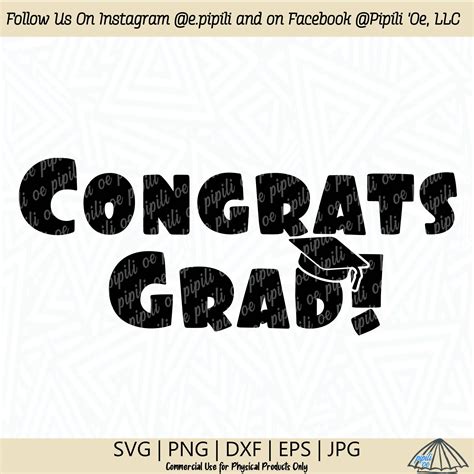 Congrats Grad Svg Graduation Svg Graduate Svg Graduation Etsy
