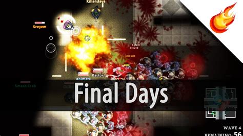 Final Days Top Down Multiplayer Zombie Shooter Youtube