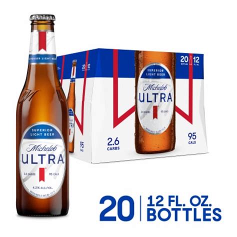 Michelob Ultra Superior Light Lager Beer 20 Pk 12 Fl Oz King Soopers