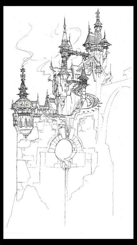 Fantasy City Fantasy Castle Fantasy Map Environment Concept Art