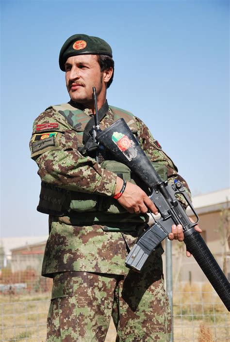 Afghan National Army Soldier | Army soldier, Soldier, Army