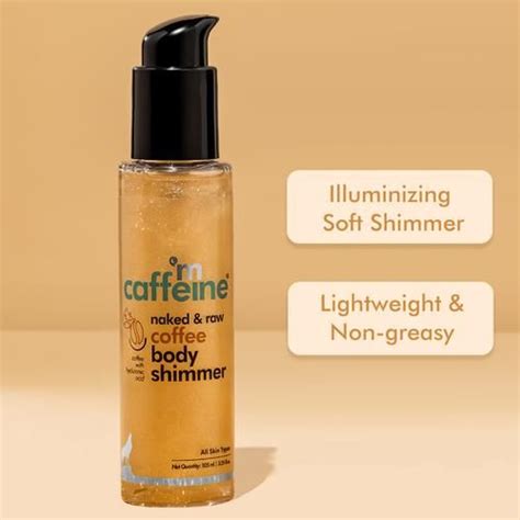 Buy Mcaffeine Naked Raw Coffee Body Shimmer With Hyaluronic Acid Online At Best Price Of Rs