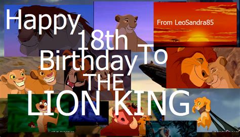 Happy Birthday To The Lion King By Leosandra85 On Deviantart