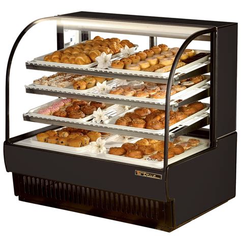 True Tcgd 50 50 Black Dry Bakery Display Case