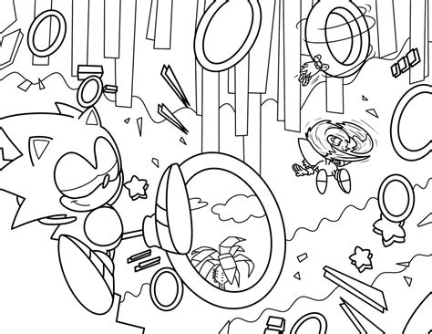Sonic Mania Coloring Pages Coloring Home