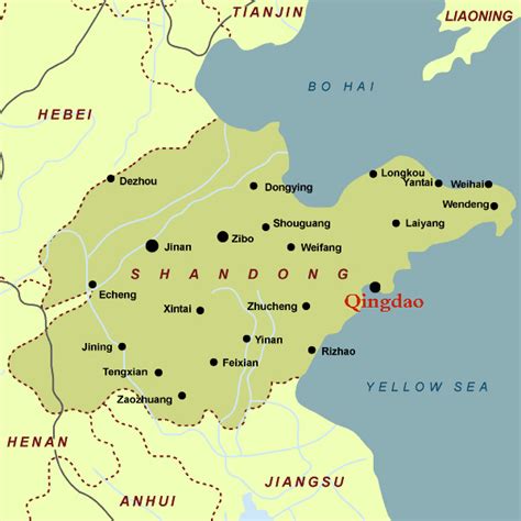 Qingdao Map Qingdao China Map Qingdao City Map