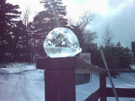 A Frozen Water Balloon The 30 Most Amazing Photos Of Frozen Things