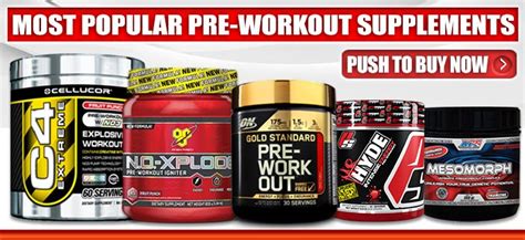Most Popular Pre Workout Supplements Sportys Health
