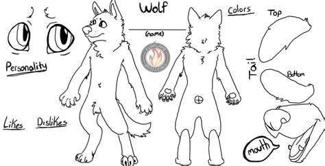 Free Wolffox Reference Sheet By Countessrajah On Deviantart In 2019