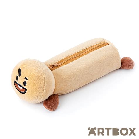 Buy Line Friends Bt21 Shooky Laying Down Mascot Style Pencil Case At Artbox