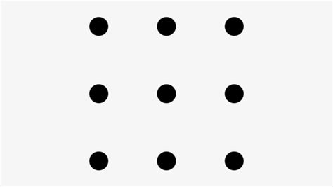 Dot And Line Puzzle 9 Dot Line Test Png Image Transparent Png Free