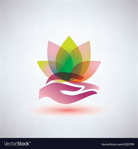 Hands Holding Flowers Hand Flowers Logo Lotus Free Vector Images Vector Free Png Images