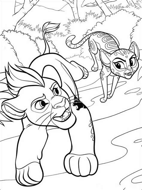 Printable Coloring Pages The Lion Guard 5
