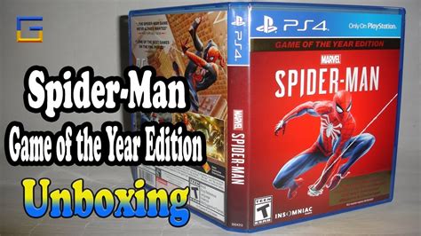 Spider-Man Game of the Year Edition PS4 Unboxing ...