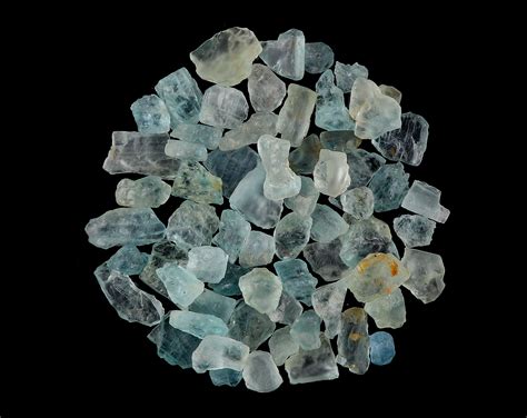 Raw Aquamarine Crystal Natural Aquamarine Rough Blue Etsy