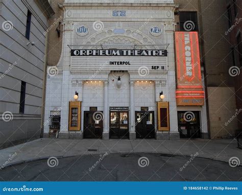 orpheum theatre hamilton place boston massachusetts usa editorial photography image of