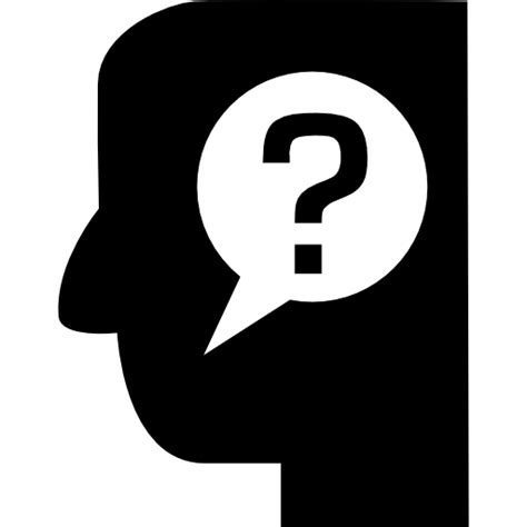 Man With Question Mark Head Logo