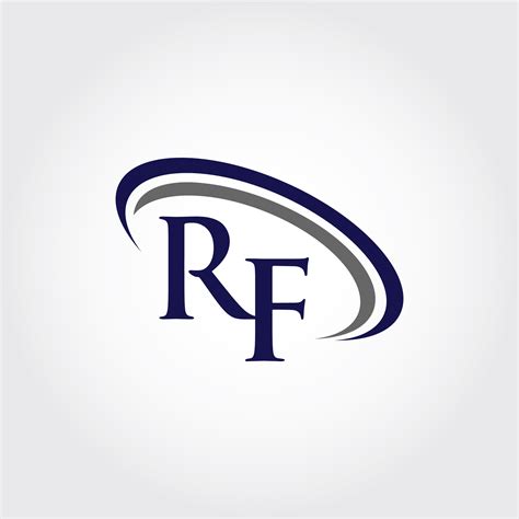 Monogram Rf Logo Design By Vectorseller Thehungryjpeg