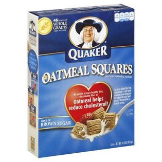 The calcium carbonate contributes to the source of calcium in oatmeal. Quaker Oatmeal Squares, Hint of Brown Sugar, 14.5 oz (411 ...