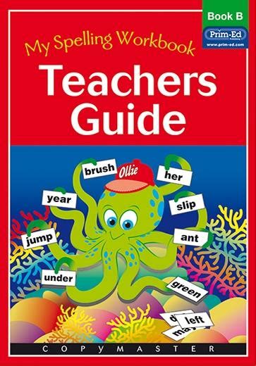 Original My Spelling Workbook Teachers Guide Book B English 1st Class