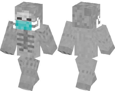 Skeleton With A Mask Minecraft Skin Minecraft Hub