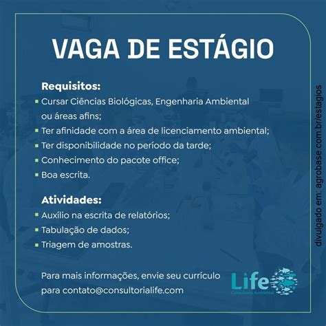 Estagio Em Meio Ambiente