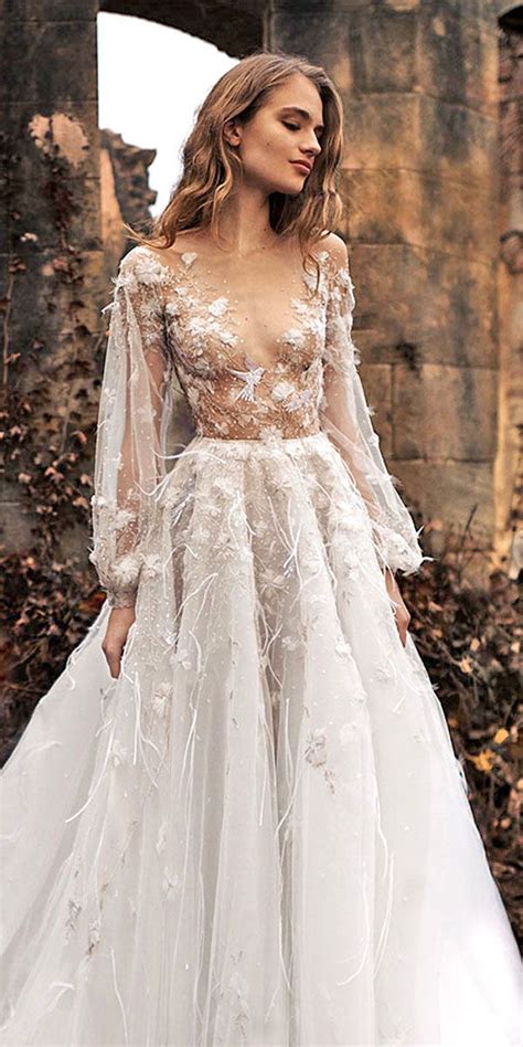 A Floral Wedding Gowns