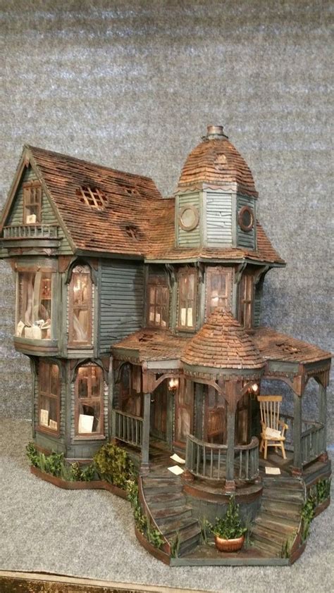 Cardboard Mansion Fairy Houses Miniature Houses Miniature House