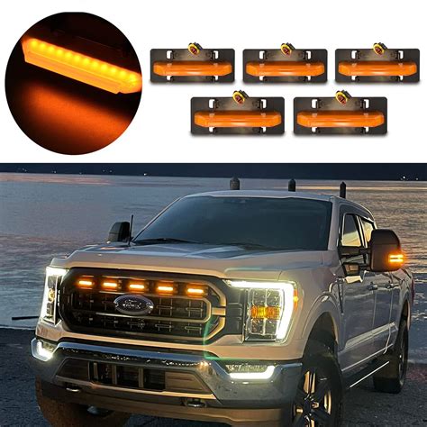 Buy Led Grille Light For Ford F150 Xl Xlt Oem Grill For 2021 2022 2023