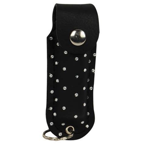 Wildfire 10 Pepper Spray With Rhinestone Leatherette Holster 12 Oz