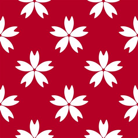 Seamless Simple Pattern Background With Flowers 3355497 Vector Art At