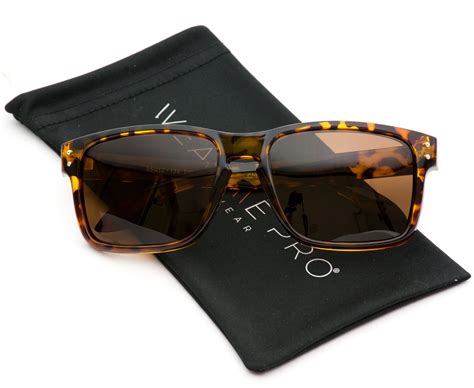 Wearme Pro Premium Polarized Mirror Lens Classic Square Style Sunglasses Fashion Sunglasses