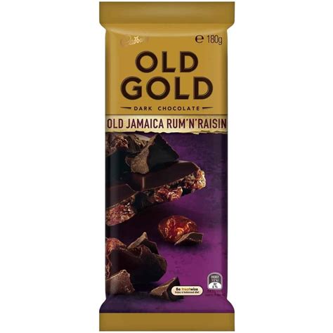 Buy Cadbury Old Gold Old Jamaica Rum And Raisin 180g Wholesale Case 5