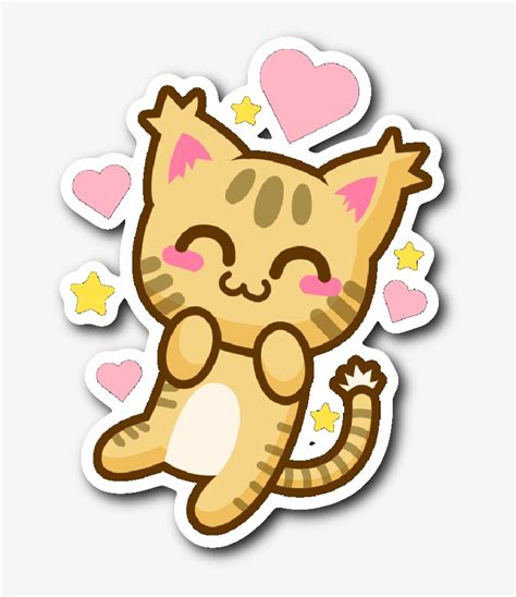 Cute Cat Stickers Series Cute Cat Stickers Transparent Transparent Png X Free