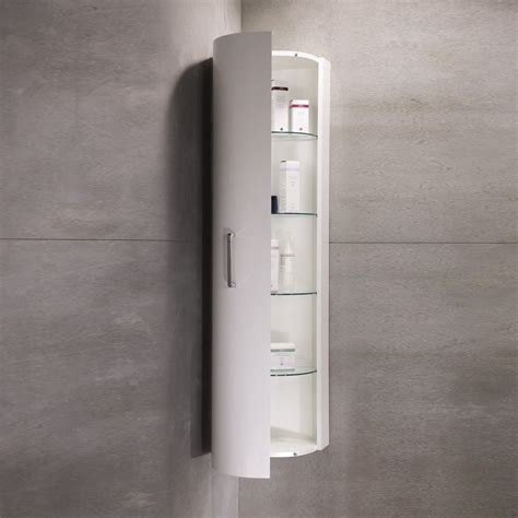 Roper Rhodes Luxe Tall Corner 350mm Bathroom Cabinet White Luc350w