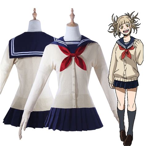 My Hero Academia Himiko Toga Outfit Jk Sailor School Uniform Cosplay