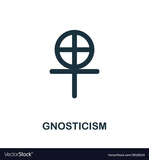 Gnosticism Icon Simple Element From Religion Vector Image