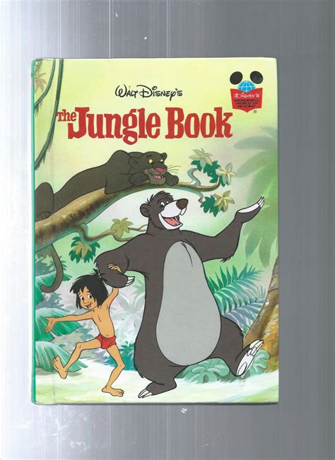 The Jungle Book By Walt Disney Very Good Hardcover 1993 1st Edition Odds And Ends Books