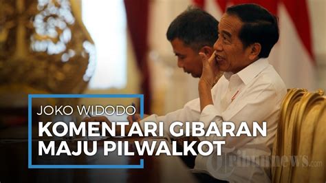 Komentar Jokowi Gibran Rakabuming Maju Pilwakot Solo Youtube